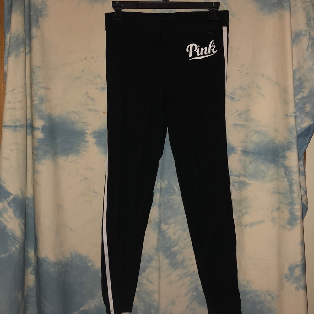 Striped PINK leggings